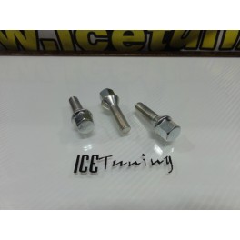 Pernos conicos para espa&ccedil;adores ate 15mm 12 x 1,50 com 45mm de rosca