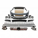 Kit Para-choques Frontal + faróis de nevoeiro + embaladeiras +difusor VW Golf 7 GTI look em plástico