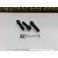 Pernos pretos cónicos para espaçadores ate 10mm 14 x 1,25 com 38mm de rosca