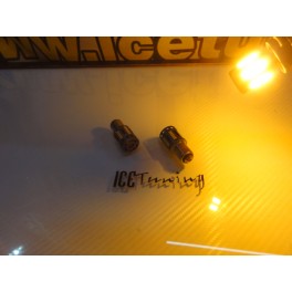 Led LARANJA para PISCA 100% Can Bus BAY15D / 21W/5W, 2 Polos 30W, 1950 LUMENS 12V-18V, 1W 2016SMD X 60PCS