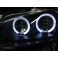 Led universal para Angel eyes (AUDI, BMW, OPEL, PEUGEOT, SEAT, VW, ETC) do fabricante de farois JUN YAN Branco 6500k