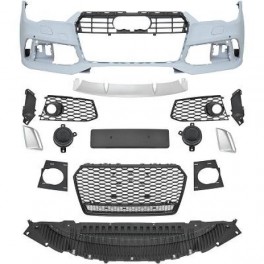 Para-choques frontal Audi A7 2014-2018 Look RS7 em pl&aacute;stico