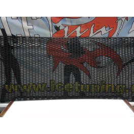 Rede / grelha universal em favo de mel com 120 X 40cm em ABS (pl&aacute;stico) para para-choques, spoilers, entrada de ar etc