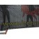 Rede / grelha universal em favo de mel com 120 X 40cm em ABS (plástico) para para-choques, spoilers, entrada de ar etc