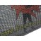 Rede / grelha universal em favo de mel com 120 X 40cm em ABS (plástico) para para-choques, spoilers, entrada de ar etc
