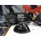Farois angel eyes BMW E46 4 portas / limosine 98-01 fundo preto com angel eyes em branco