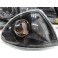 Farois angel eyes BMW E46 4 portas / limosine 98-01 fundo preto com angel eyes em branco