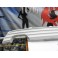 Difusor traseiro para Para-choques traseiro em fibra VW Golf 4, IV R-line LOOK C/1 saída de escape