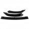 Difusor / Lip / spoiler frontal para VW Golf 7 2012 - 2017 preto piano brilhante em plástico ABS