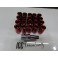 Porcas Lug Nuts Para Subaru, Nissan, Suzuki, Volvo,Etc 32mm 12x1.25 Cromado Conjunto 20 Unidades