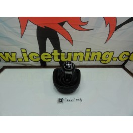 Manete em pele de 6 velocidades + Fole em pele + Aro para seat leon, Toledo e Altea XL 2005-2012