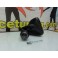 Manete em pele de 6 velocidades (furo 14mm) + Fole em pele + Aro em cromado para Mercedes W212 / W204 / CLS