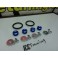 Quick Release de para-choques JDM LOOK em vermelho