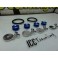 Quick Release de para-choques JDM LOOK em vermelho