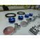 Quick Release de para-choques JDM LOOK em vermelho