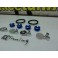 Quick Release de para-choques JDM LOOK em vermelho