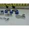 Quick Release de para-choques JDM LOOK em vermelho