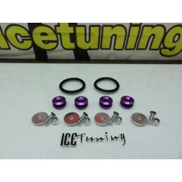 Quick Release de para-choques JDM LOOK em roxo