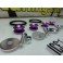Quick Release de para-choques JDM LOOK em vermelho
