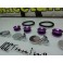 Quick Release de para-choques JDM LOOK em vermelho