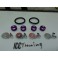 Quick Release de para-choques JDM LOOK em vermelho