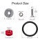 Quick Release de para-choques JDM LOOK em vermelho