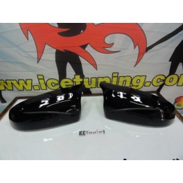 Capas, carca&ccedil;a espelhos M4 look preto brilhante BMW X5 E70 2007-2013, X6 E71 2008-2014 em pl&aacute;stico