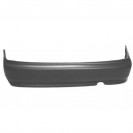Para-choques traseiro sem frisos Honda civic 99-01 4 portas / sedan em pl&aacute;stico ABS
