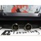 Difusor / Lip / spoiler Traseiro VW Golf 5 / V 2005-2008 look R32 em plástico ABS + ponteiras 100% inox.