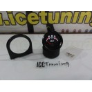 Manometro Voltagem / Voltimetro Fundo Preto c/ilumina&ccedil;&atilde;o led Branco 