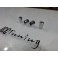 Valvulas de ar universais para jantes em aluminio de cor Cromado