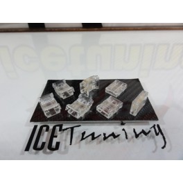 Conector rápido de tampa sem solda para tiras LED COB RGB 10mm LED-LED RGB / COB-COB RGB / tira led RGB- tira led RGB Conector rápido de tampa sem solda para tiras LED COB RGB 10mm LED-LED RGB / COB-COB RGB / tira led RGB- tira led RGB