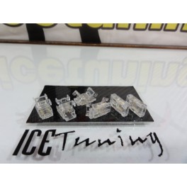 Conector rápido de tampa sem solda para tiras LED COB 8mm FIO-LED / FIO-COB / FIO - tira led Conector rápido de tampa sem solda para tiras LED COB 8mm FIO-LED / FIO-COB / FIO - tira led