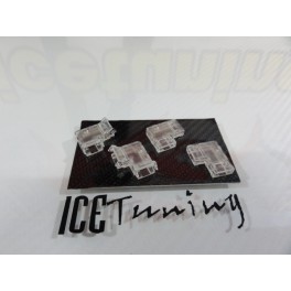Conector rápido de tampa sem solda para cantos em "L" para tiras LED COB 10mm LED -LED / COB -COB / tira led - tira led Conector rápido de tampa sem solda para cantos em "L" para tiras LED COB 10mm LED -LED / COB -COB / tira led - tira led