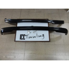Lip / Spoiler frontal type r + lip traseiro type r Honda Civic 92-95 3 Portas ABS(plastico) - Kit.2