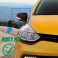 Capas, carcaça de espelhos M4 look em preto brilhante Renault Clio 4 2012-2019, Captur 2012-2017, Zoe 2013-2019 