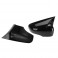 Capas, carcaça de espelhos M4 look em preto brilhante Renault Clio 4 2012-2019, Captur 2012-2017, Zoe 2013-2019 