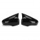 Capas, carcaça de espelhos M4 look em preto brilhante Renault Clio 4 2012-2019, Captur 2012-2017, Zoe 2013-2019 