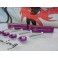 Espaçador / aumento de capo JDM em alumínio de cor vermelha para Honda Civic 88-01, CRX 88-91, CRX DEL SOL 93-97, Integra 90-01