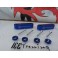 Espaçador / aumento de capo JDM em alumínio de cor vermelha para Honda Civic 88-01, CRX 88-91, CRX DEL SOL 93-97, Integra 90-01