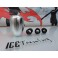 Manete universal em aluminio cinza prata brilhante de 5 velocidades Type R look