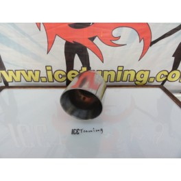 Ponteiras De Escape Redonda c/corte (obliqua) 110mm X 205MM 100% Inox