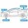 Aileron / lip / spoiler traseiro Universal em Aluminio estilo DTM / GT