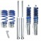 Kit suspenção coilovers JOM BLUE LINE para Audi TT Coupe / Roadster 8N, Seat Leon Cupra R 1M, Skoda Octavia RS 1U.