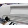 Para-choques traseiro em fibra VW Golf 4, IV R-line LOOK C/ 2 saídas de escape + ponteiras de escape 100% inox