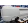 Para-choques traseiro em fibra VW Golf 4, IV R-line LOOK C/ 2 saídas de escape + ponteiras de escape 100% inox