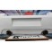 Para-choques traseiro em fibra VW Golf 4, IV R-line LOOK C/ 2 saídas de escape + ponteiras de escape 100% inox