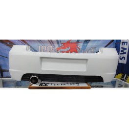 Para-choques traseiro VW Golf 4 R-line C/1 sa&iacute;da simples de escape + ponteira de escape 100% inox