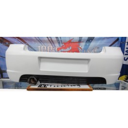 Para-choques traseiro VW Golf 4 R-line C/1 sa&iacute;da simples de escape + ponteira de escape 100% inox