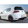 Aileron / lip / spoiler traseiro em preto piano brilhante em plástico ABS para VW Golf 7 / 7.5 3D 5D hatchback 2012-2020